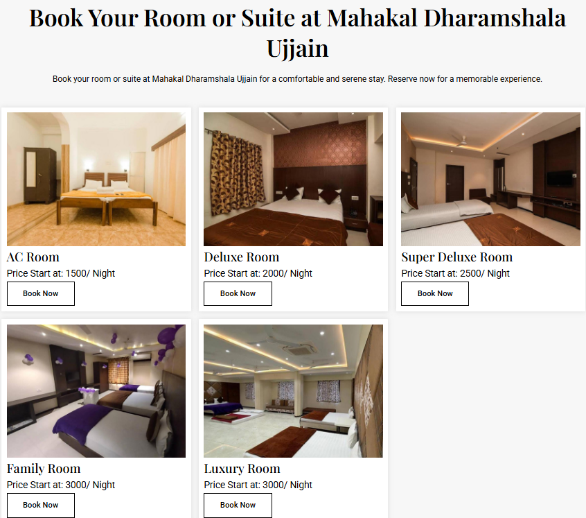 Mahakal Dharamshala Ujjain