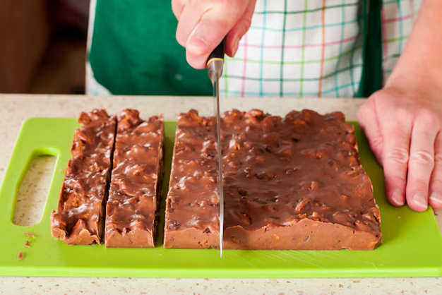 brown burfi