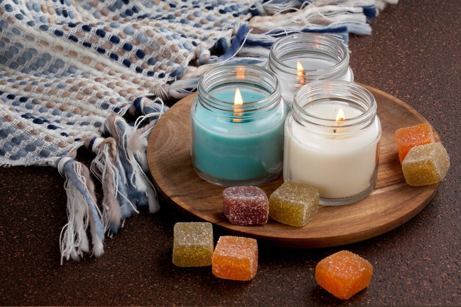 homemade scented candles for valentines