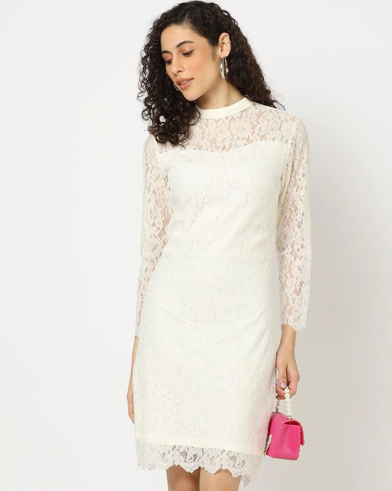 lace work dress