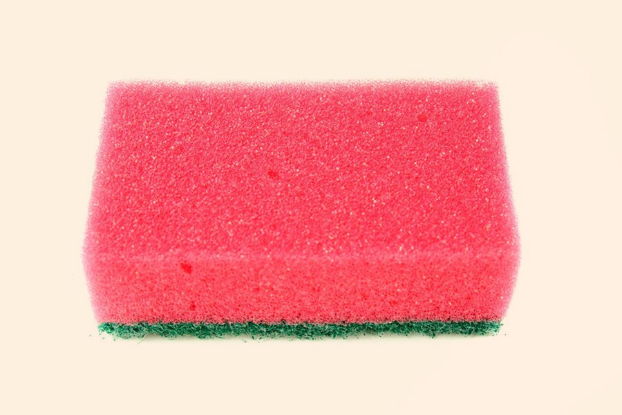 red sponge