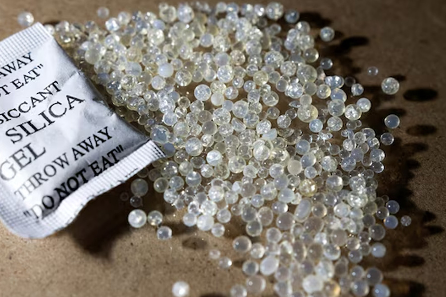 use silia gel for rie bugs