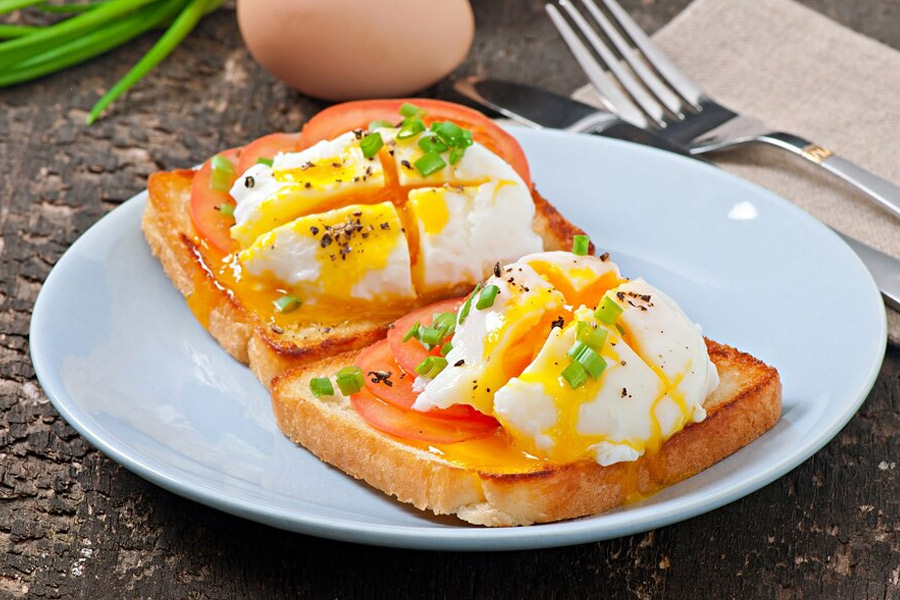 Egg Masala Bread Toast Recipe
