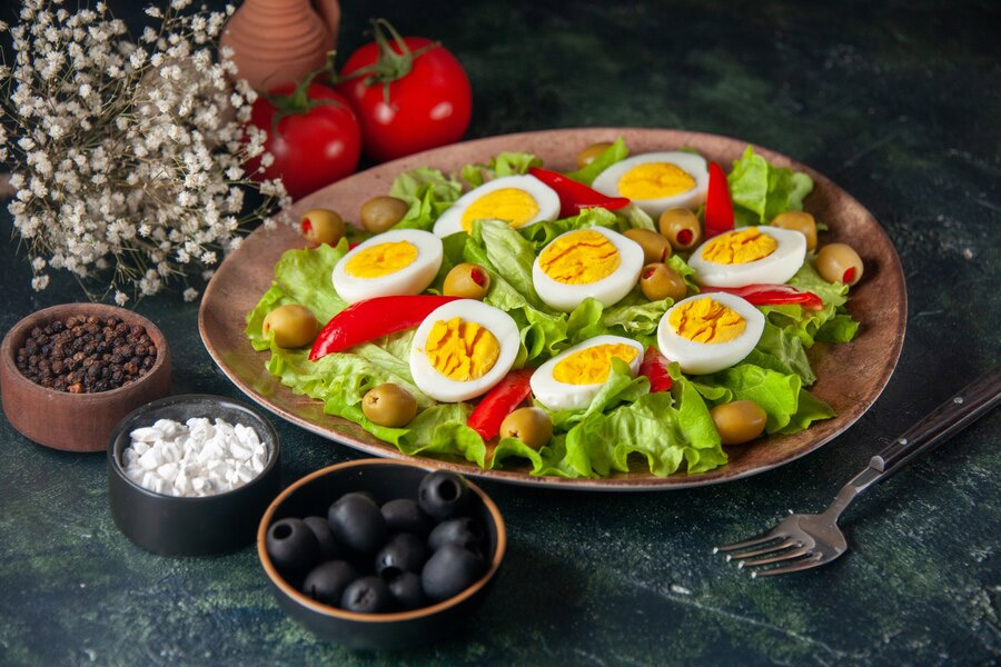 egg salad recipe in hindi
