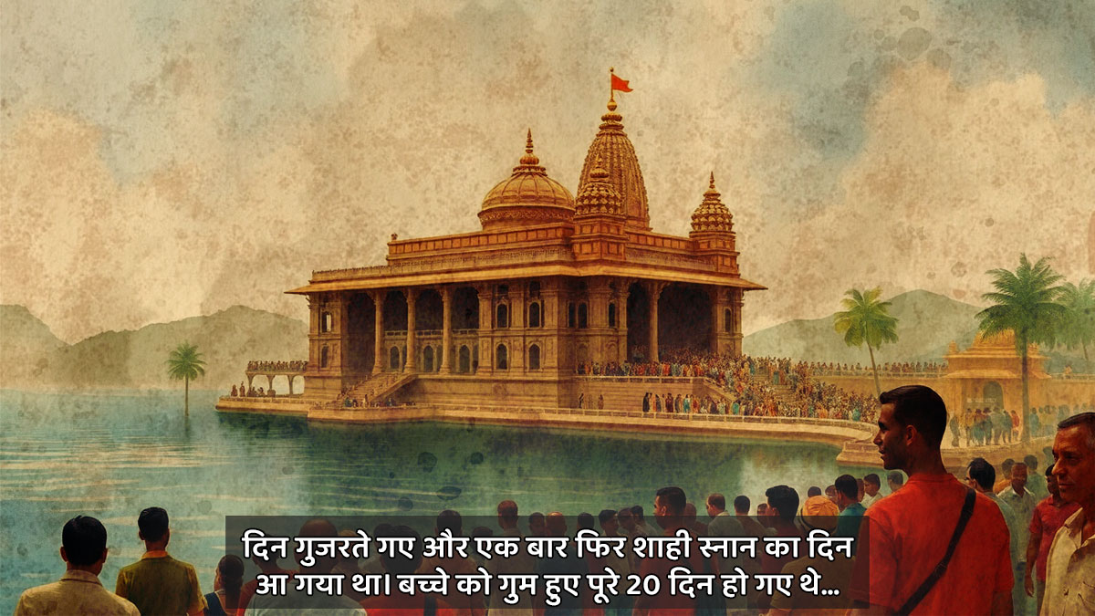 maha kumbh sad story 5 years old child missing in fair for 20 days7