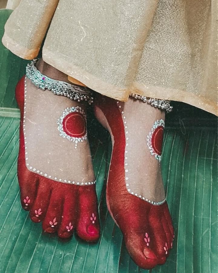 maha shivratri alta designs