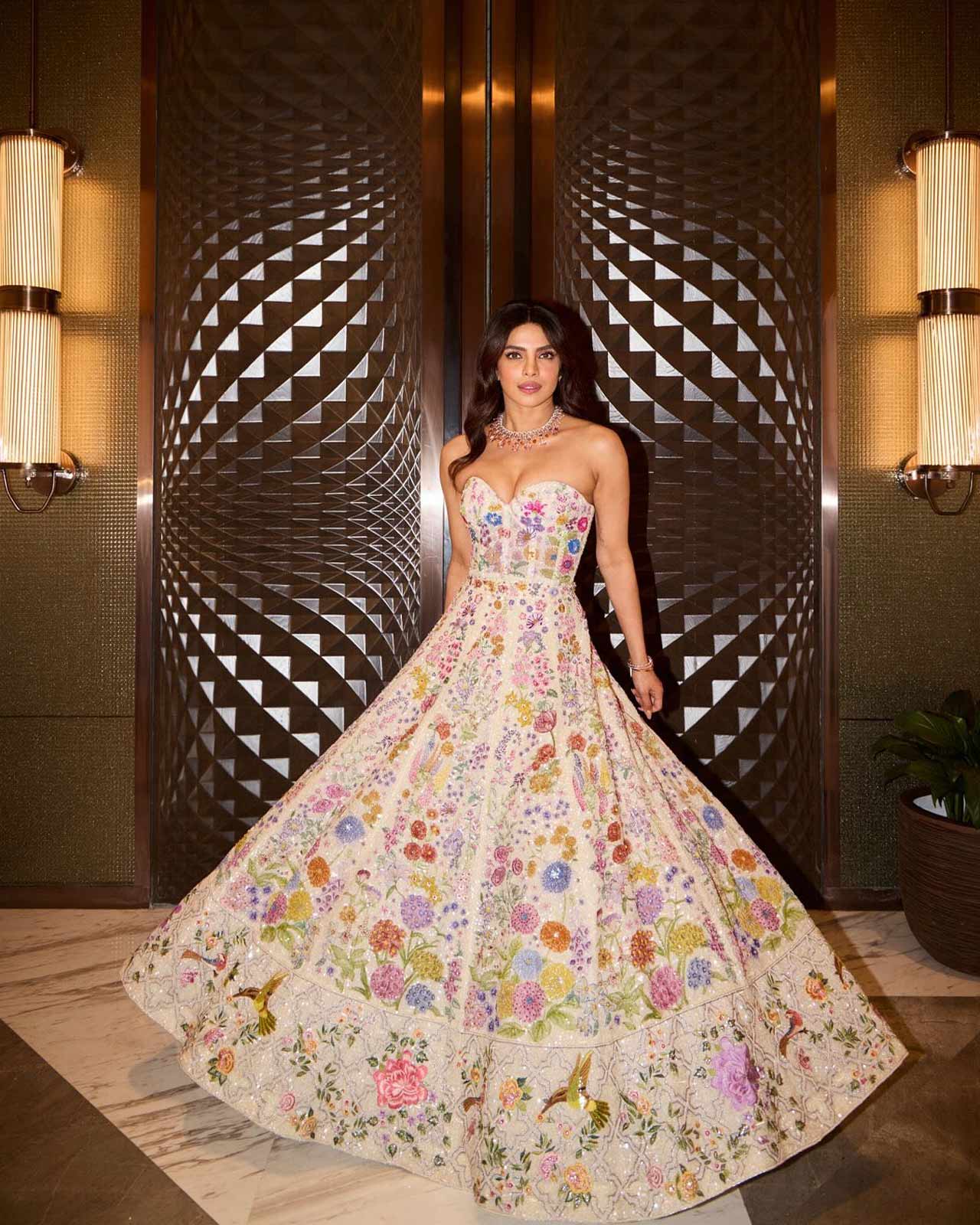 priyanka chopda skirt top