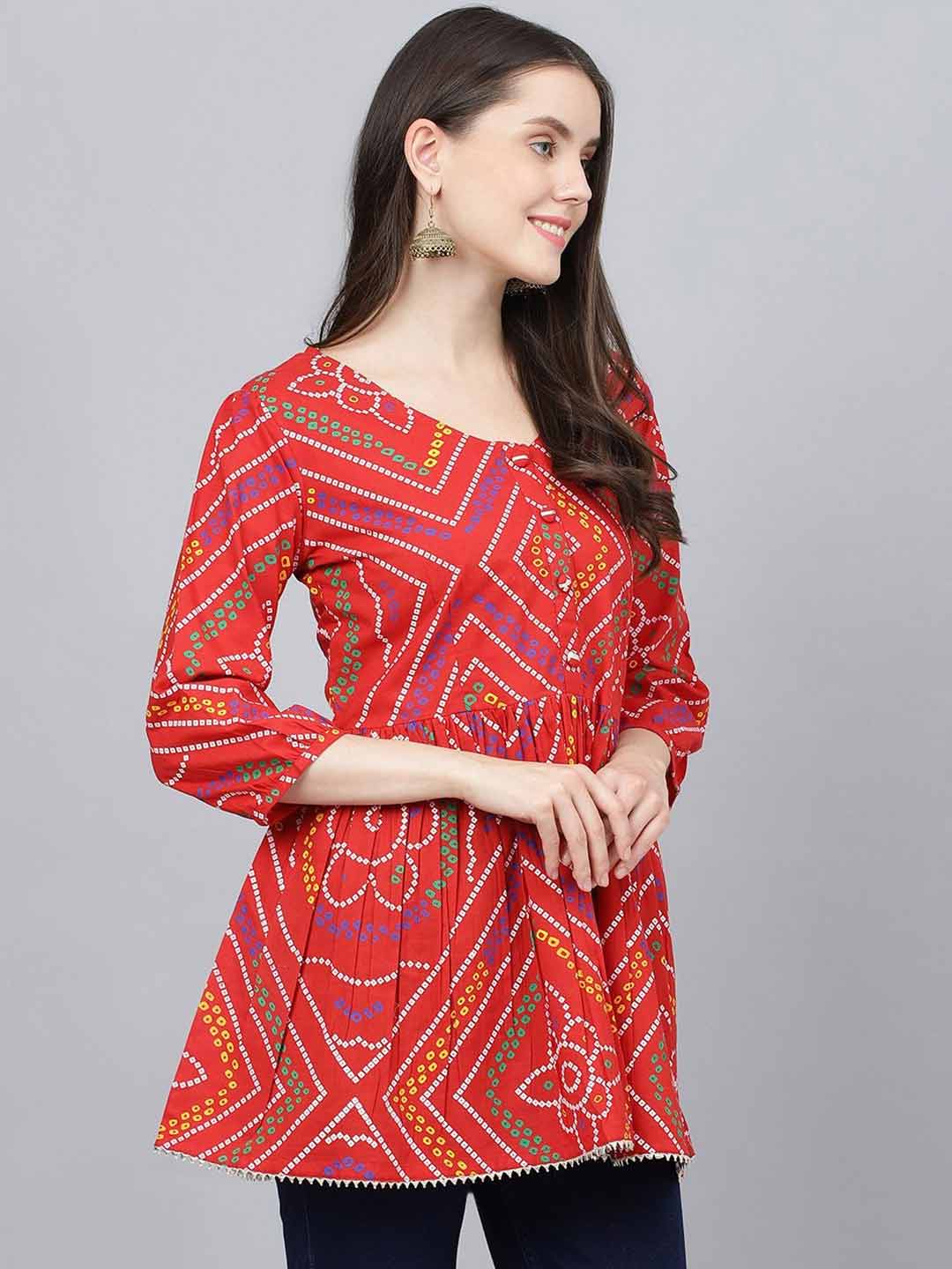 red kurti