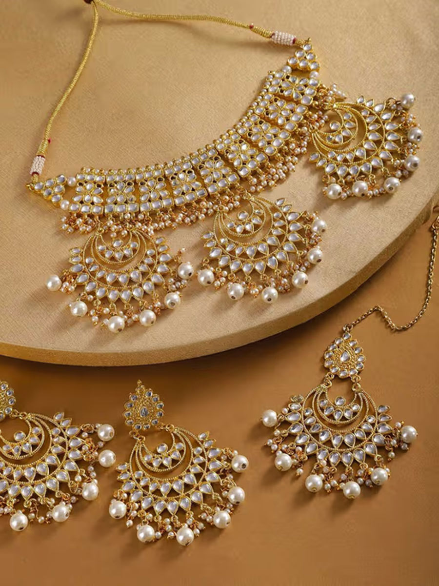 golden kundan jewellery designs (2)