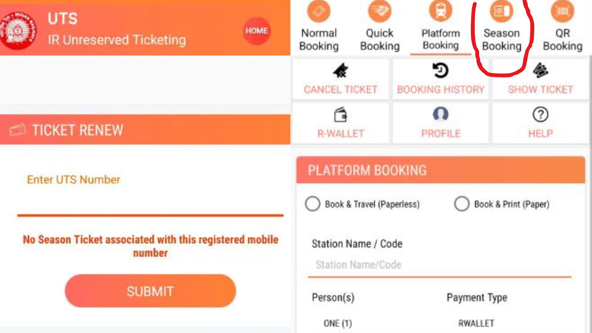 how to book railway seasonal pass easily