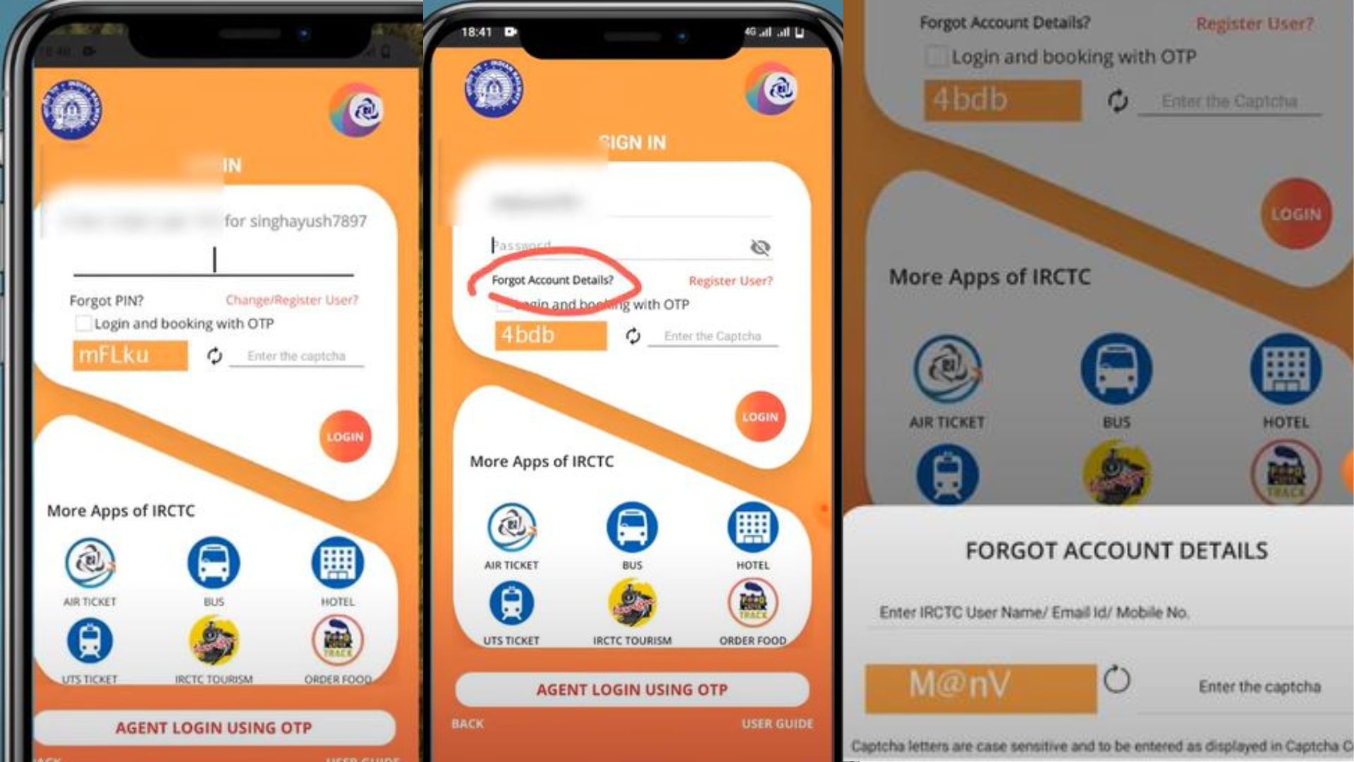 how to open irctc account easily in phone without password2