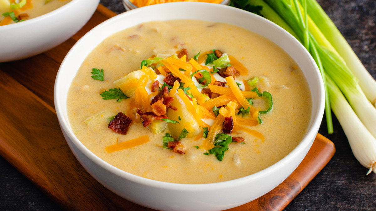 How to make potato soup at home without cream