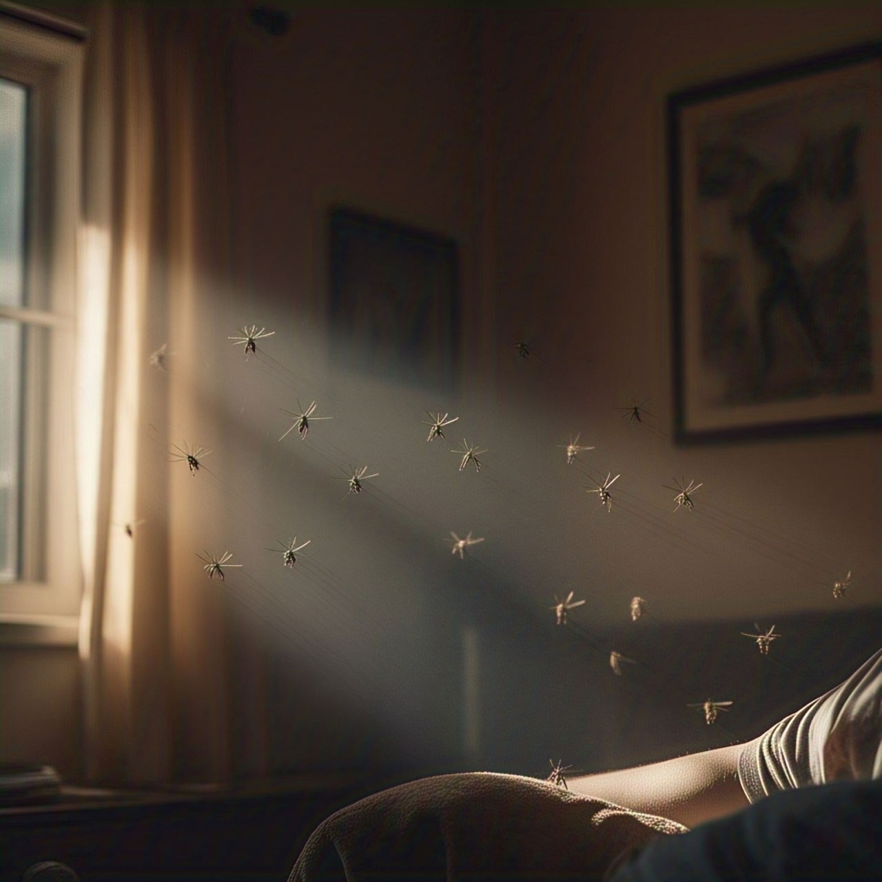 How will mosquitoes run away