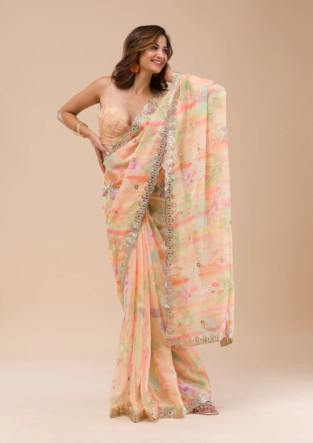 organza saree designs (2)
