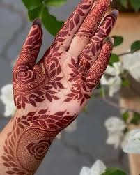 hibicus mehndi art 