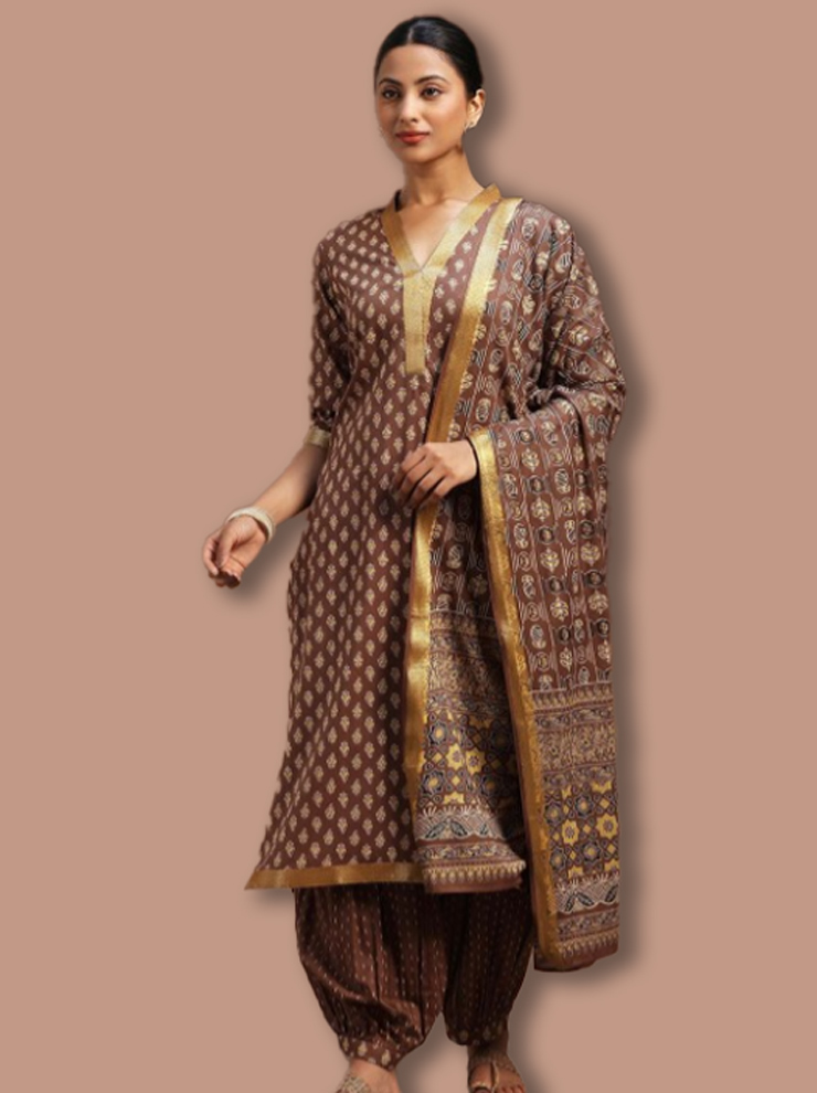 Salwar suit gota patti