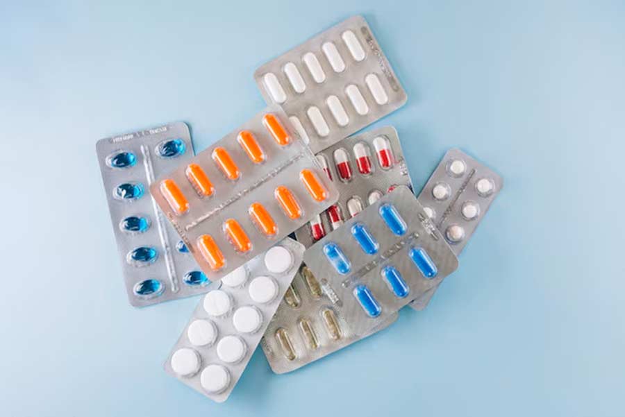 red line on medicine rapper