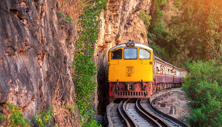 How much diesel does a train consume to reach travel