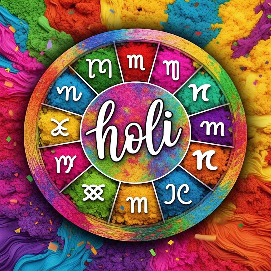 holi horoscope zodiac sign