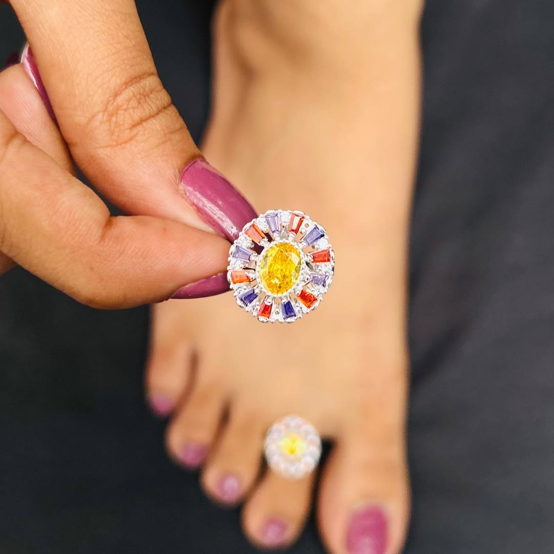 nagina design toe rings