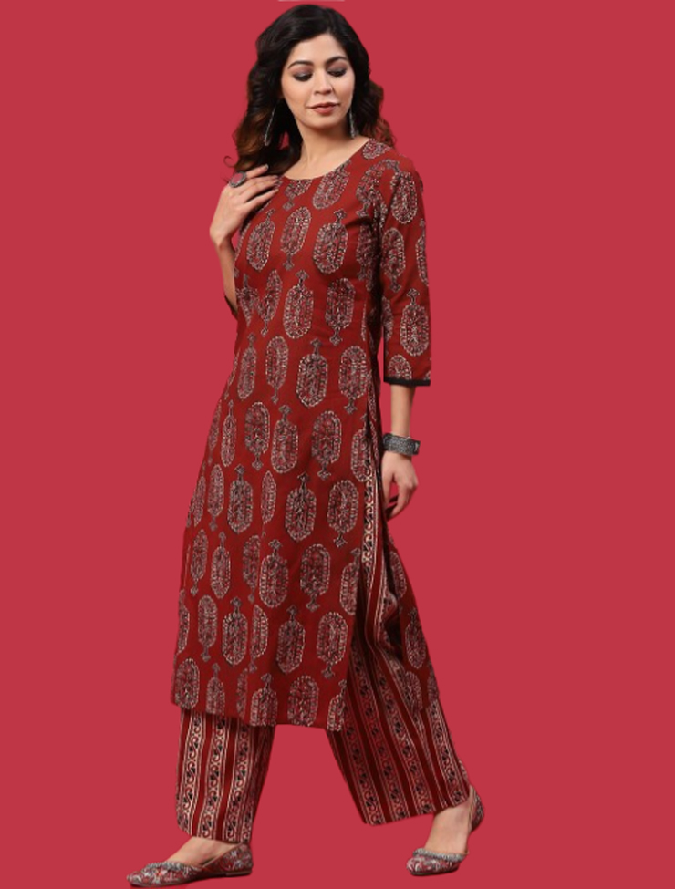 red kurti