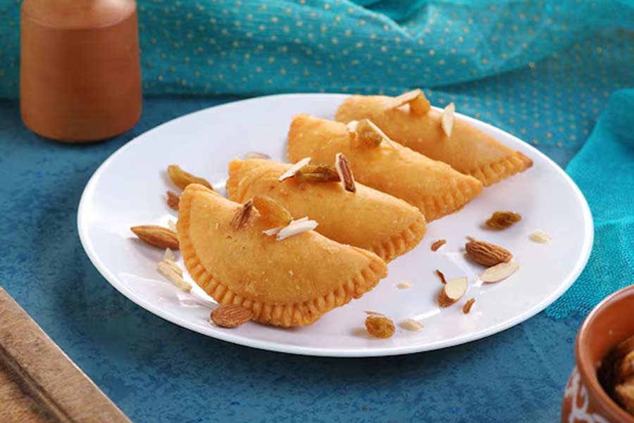 How to make gujiya dough step by step
