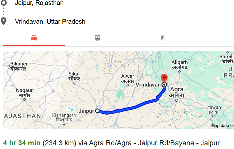 Jaipur To Vrindavan Trip: होली पर जयपुर से वृंदावन के लिए रोड ट्रिप