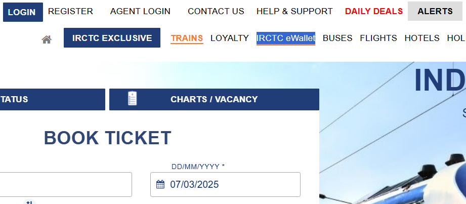 How To Book Ticket From IRCTC eWallet