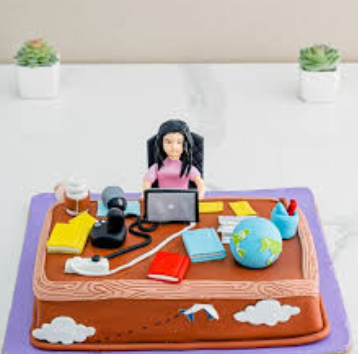 Women Career theme cake designs