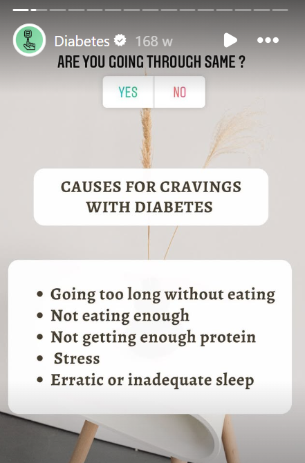 diabetes and craving