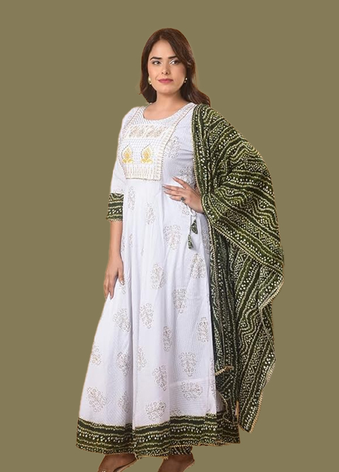 white frock kurti (2)