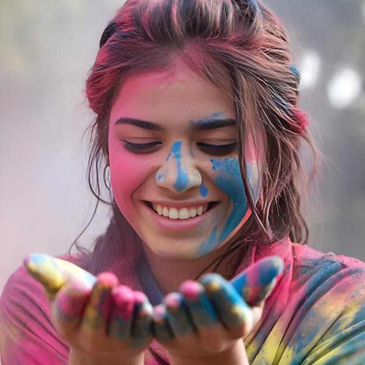 Holi face care