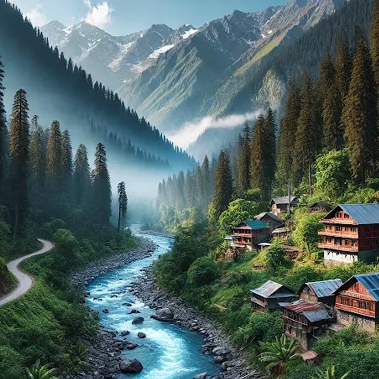 how to reach chalal village