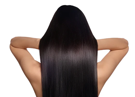 Natural hair straightening