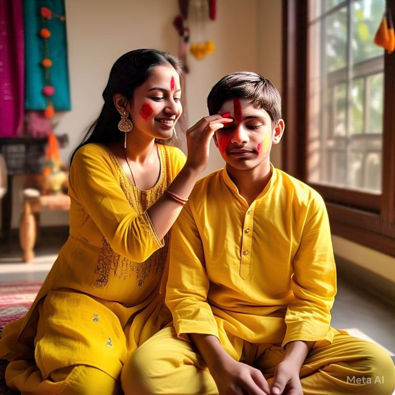 holi bhai dooj 2025 tilak niyam