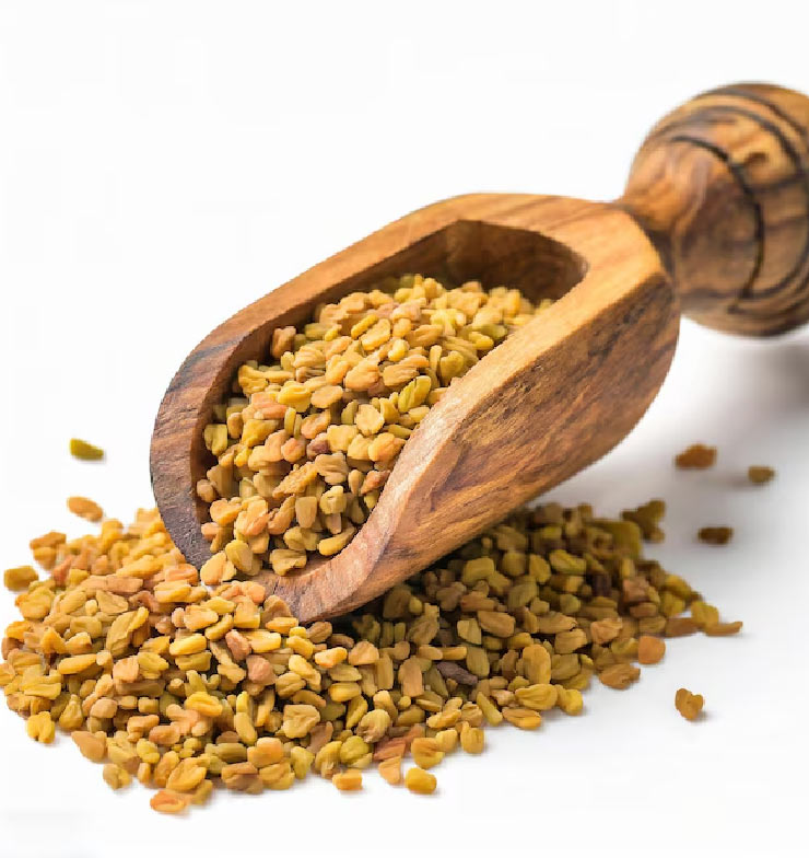 Methi dana hair mask