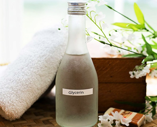 Homemade summer facial toner with glycerin