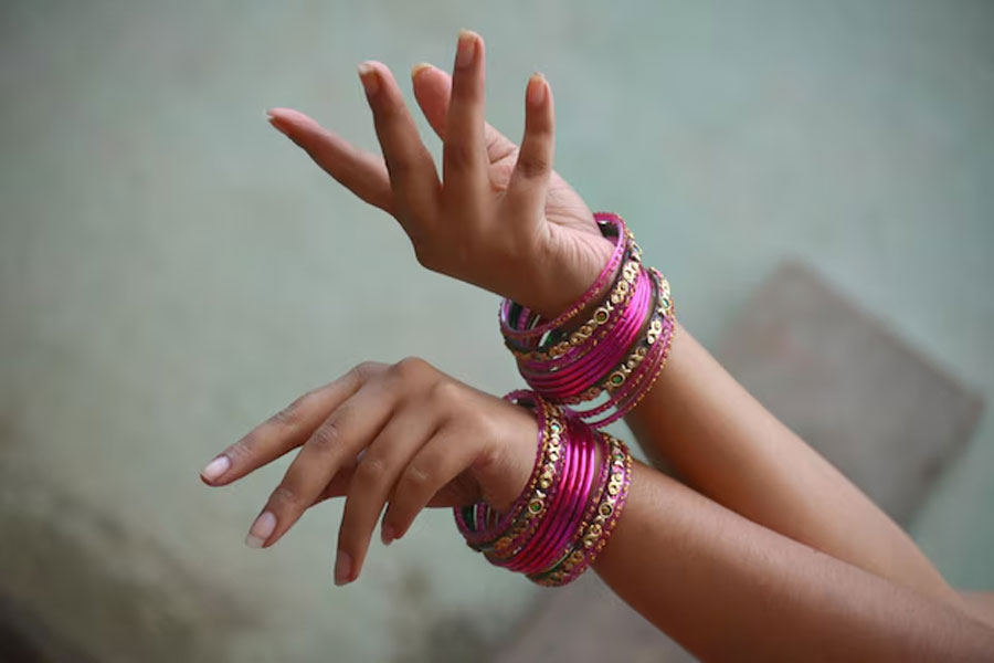 Pink bangles