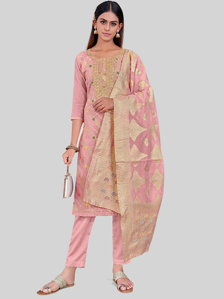 thread work pant style suit designs (2)