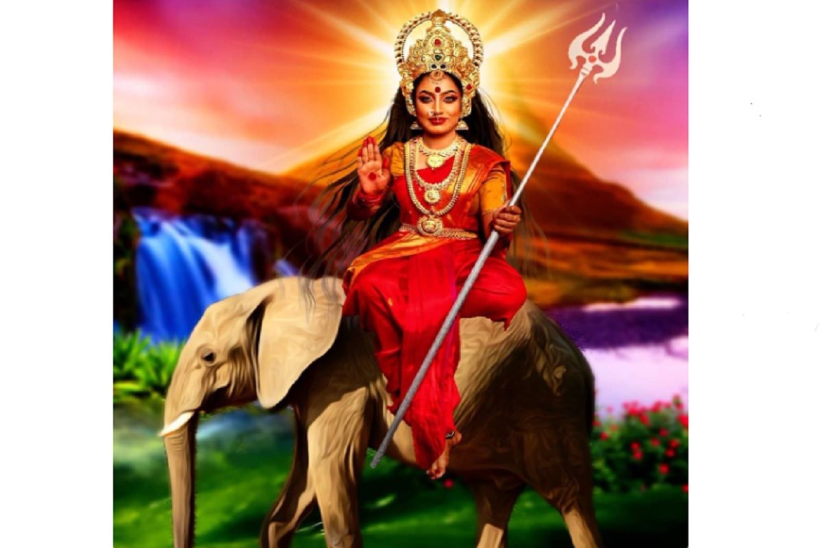 Maa-Durga-Hathi-par-sawar