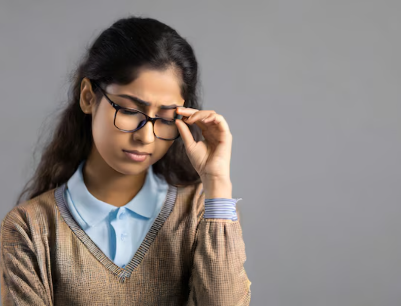 headache with new spects