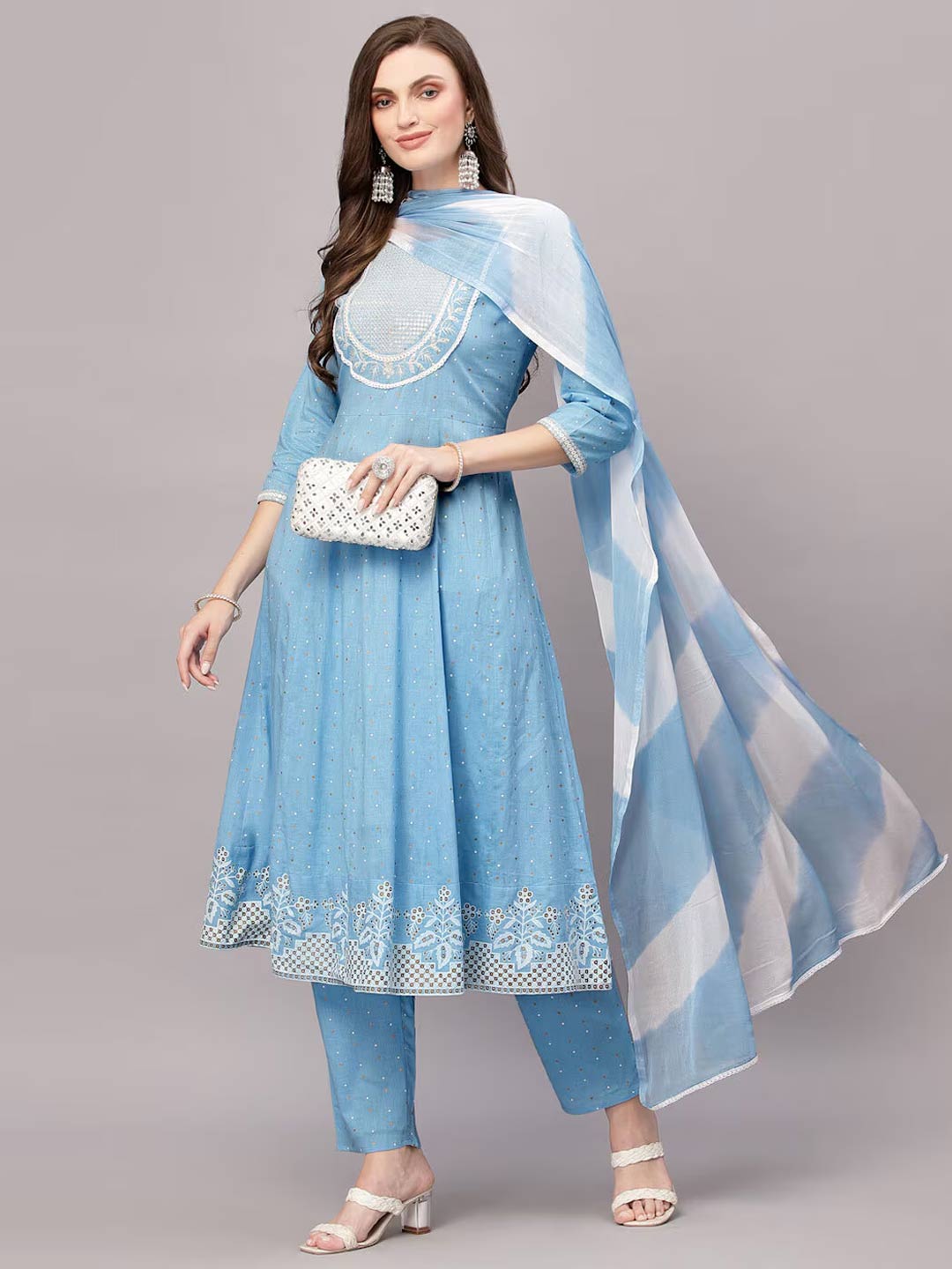 light colour kurta sets (4)