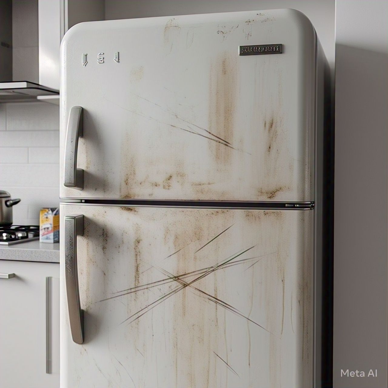 How to clean stains on the fridge with turpentine oil