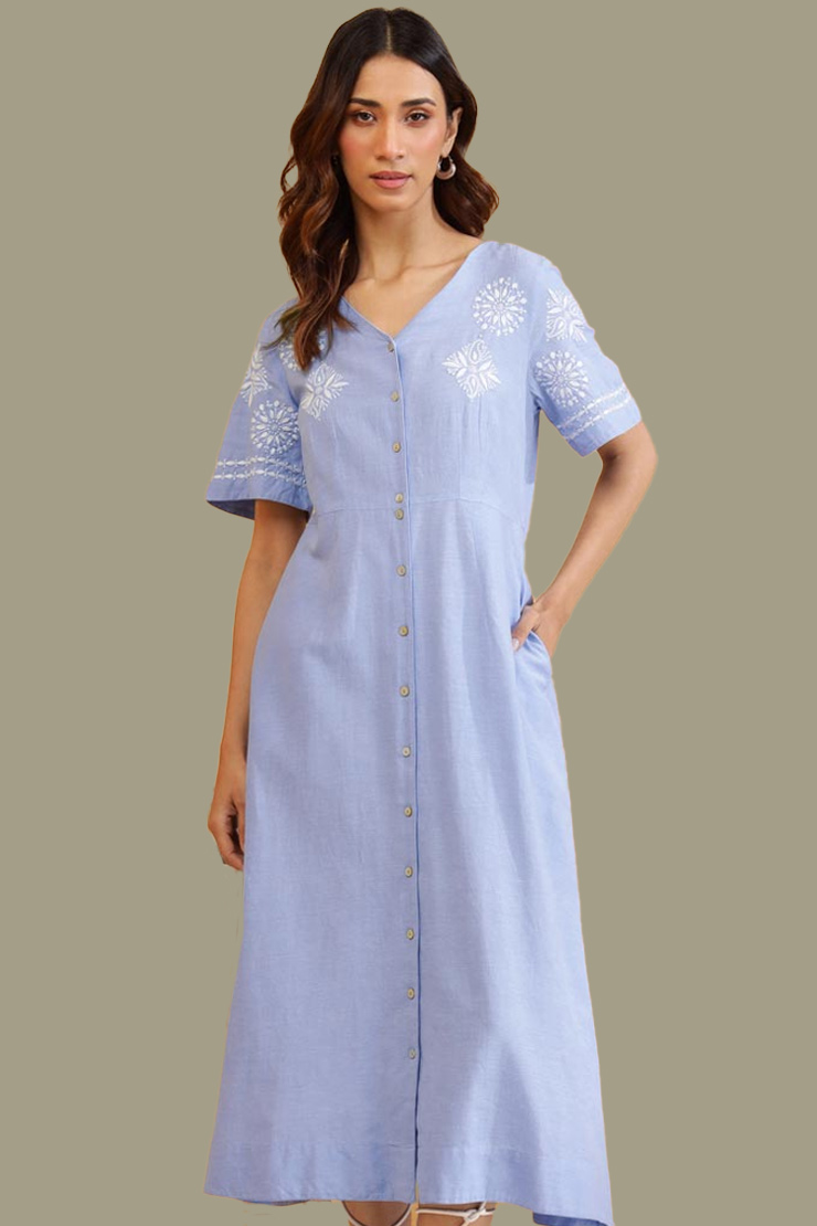 chikankari dress (2)