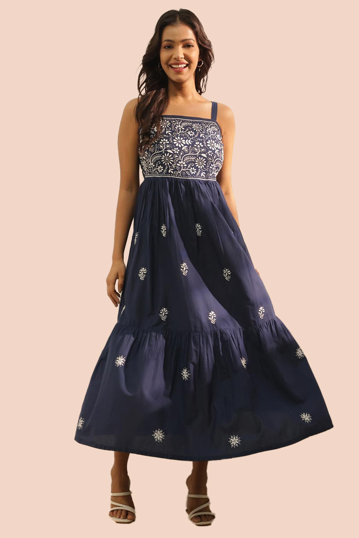 chikankari dress