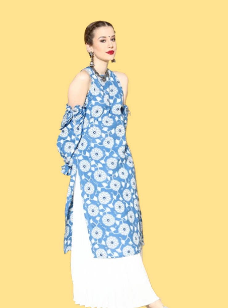 cold shoulder sleeves design