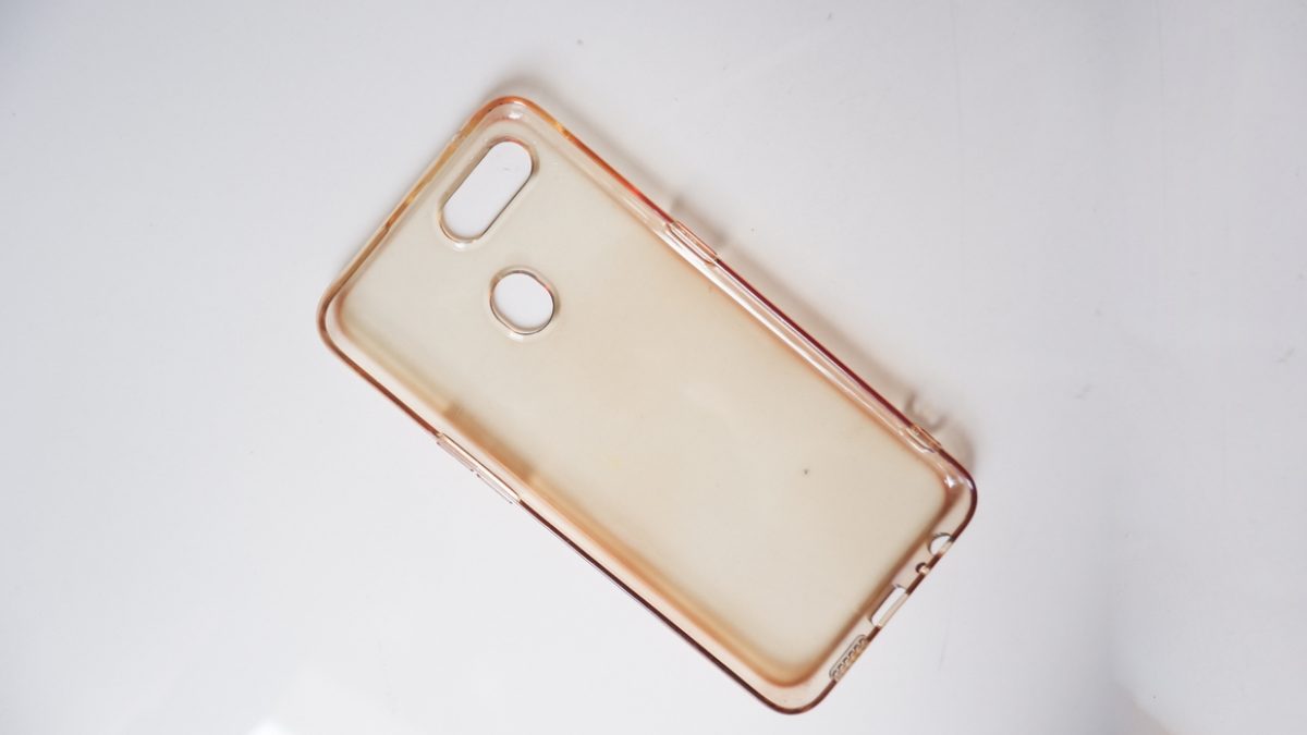 how to clean yellow phone case