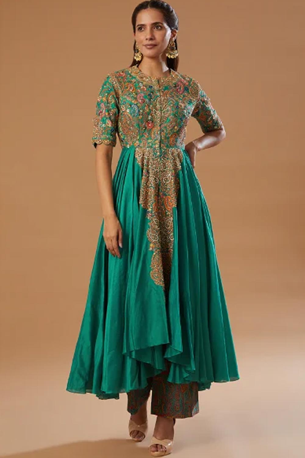 kalidar anarkali suit