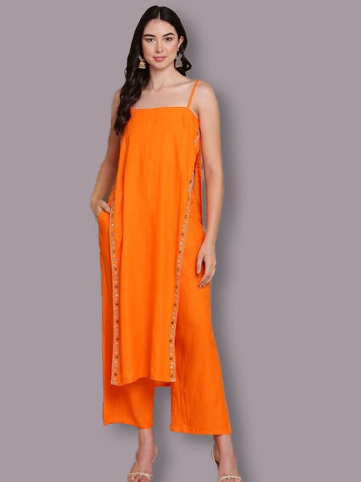 slit cut kurti