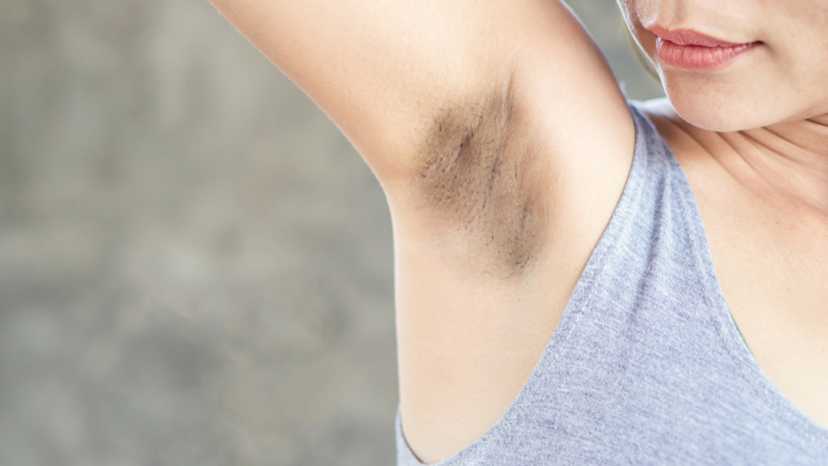 black under arms